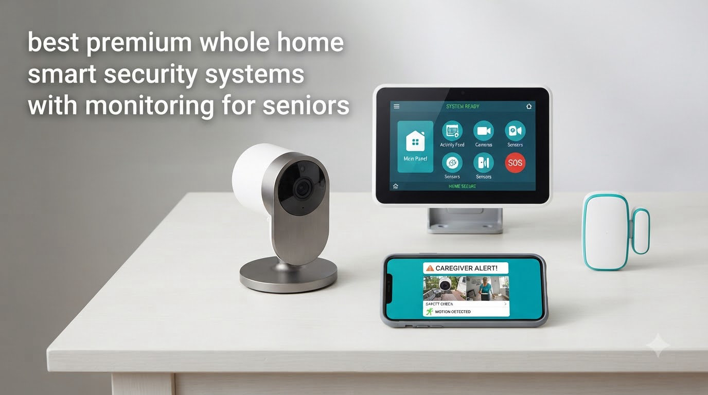 best premium whole home smart security systems with monitoring for seniors
