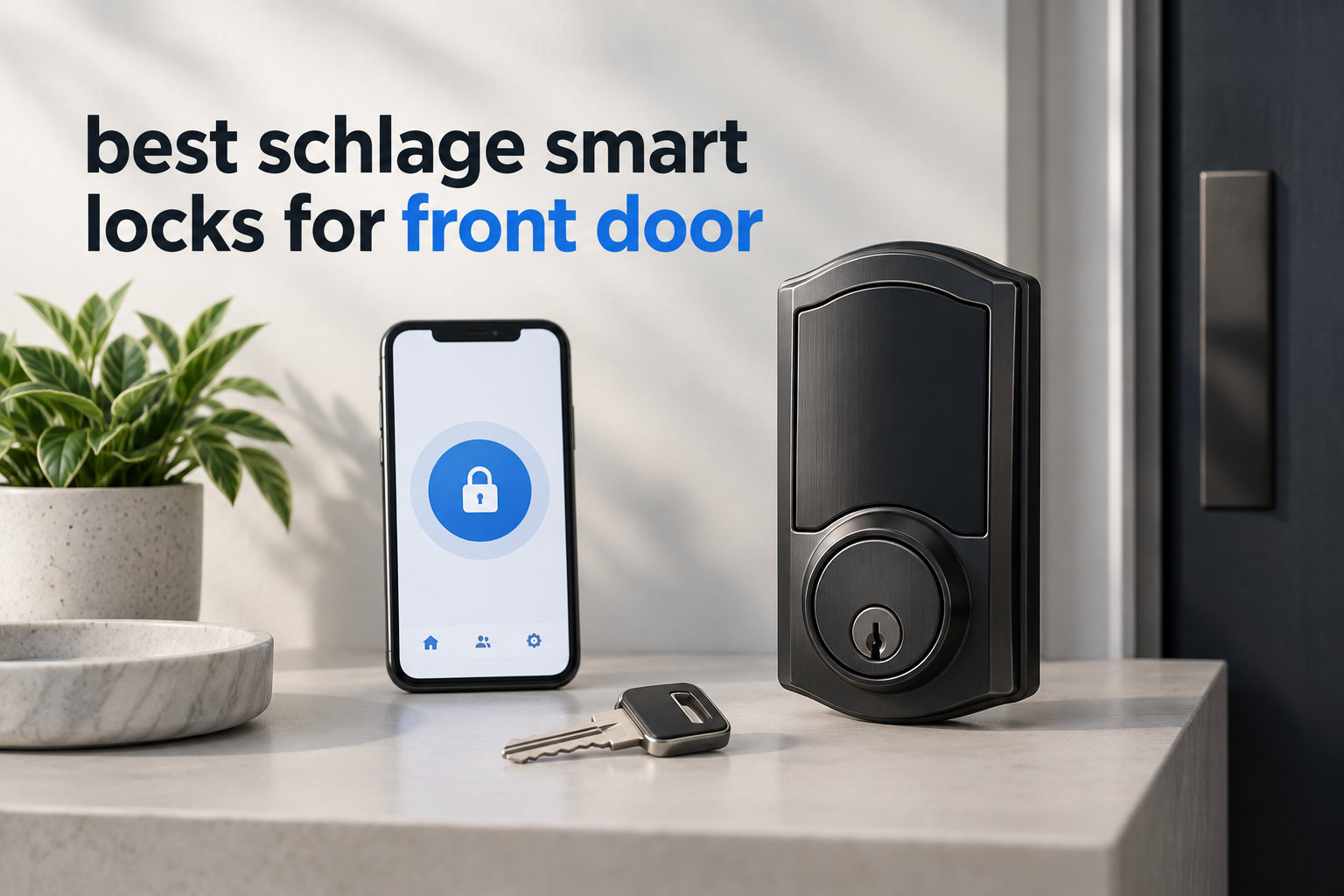 best schlage smart locks for front door