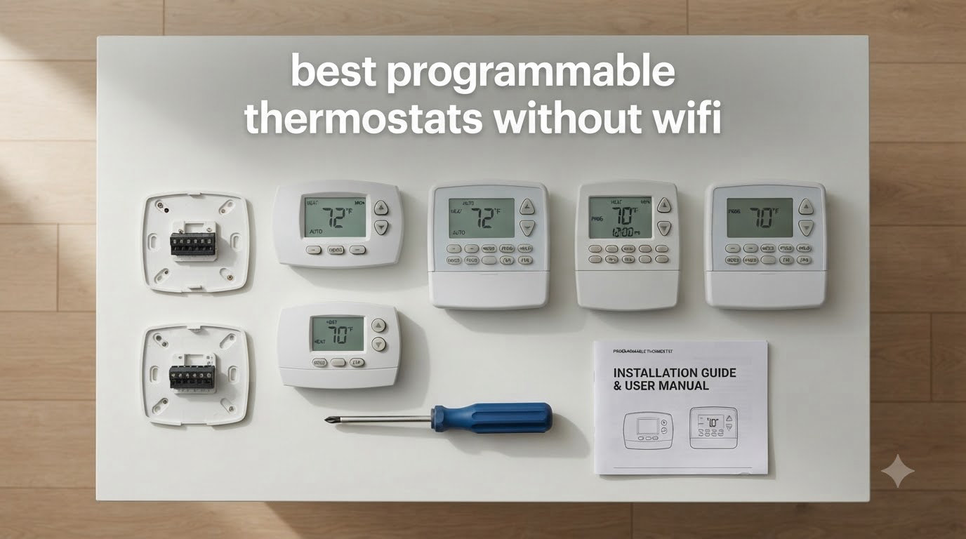 best programmable thermostats without wifi