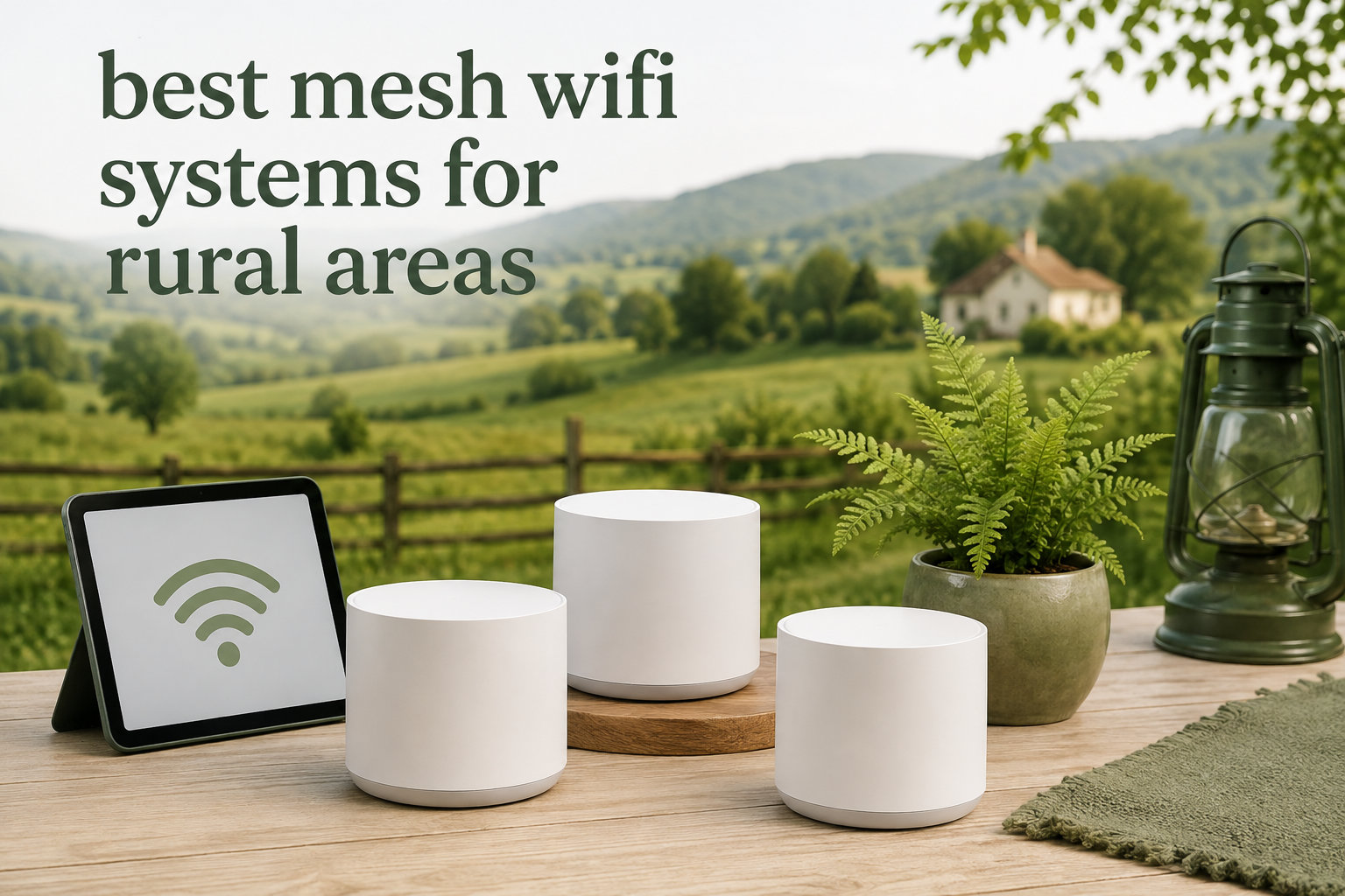 best mesh wifi systems for rural areas