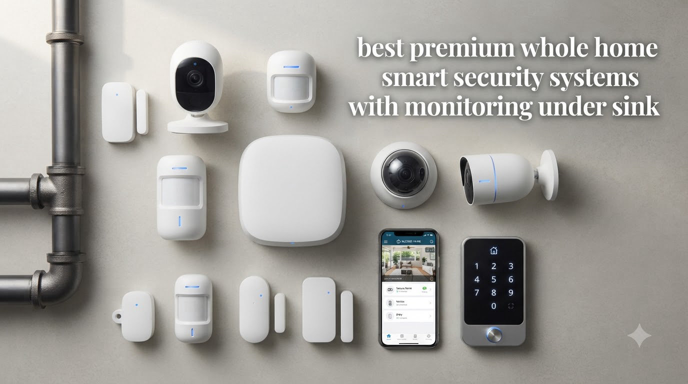 best premium whole home smart security systems with monitoring under sink