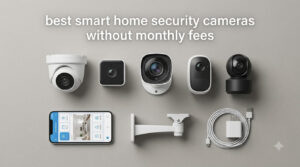 best smart home security cameras without monthly fees