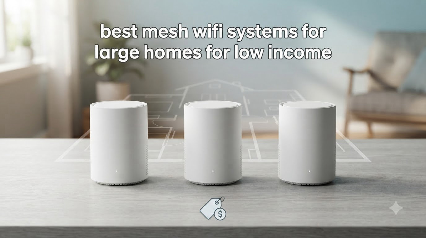 best mesh wifi systems for large homes for low income