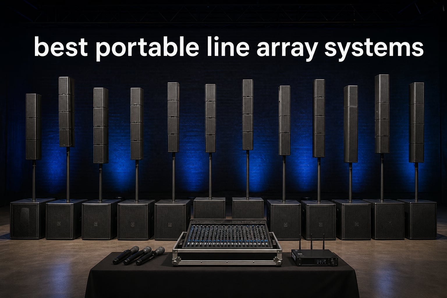 best portable line array systems