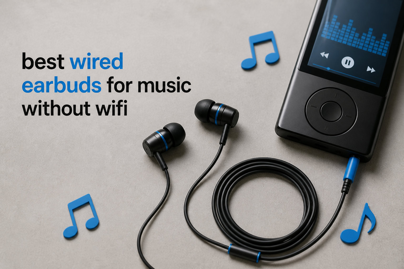 best wired earbuds for music without wifi