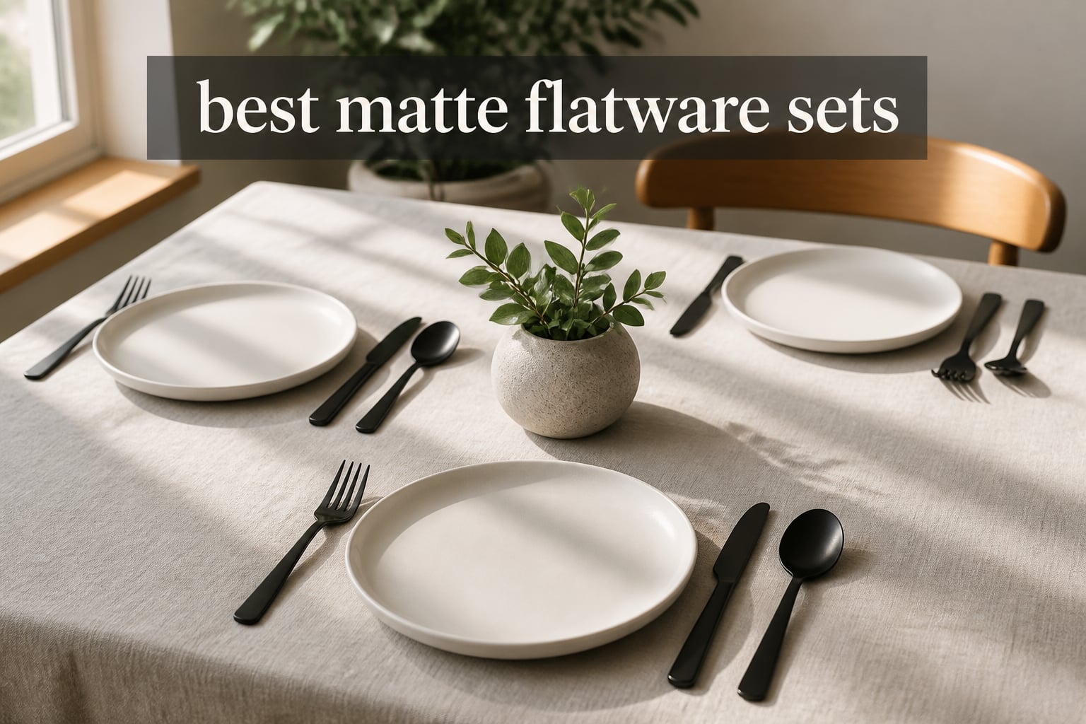 best matte flatware sets