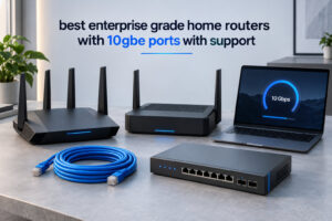 best enterprise grade home routers with 10gbe ports with support