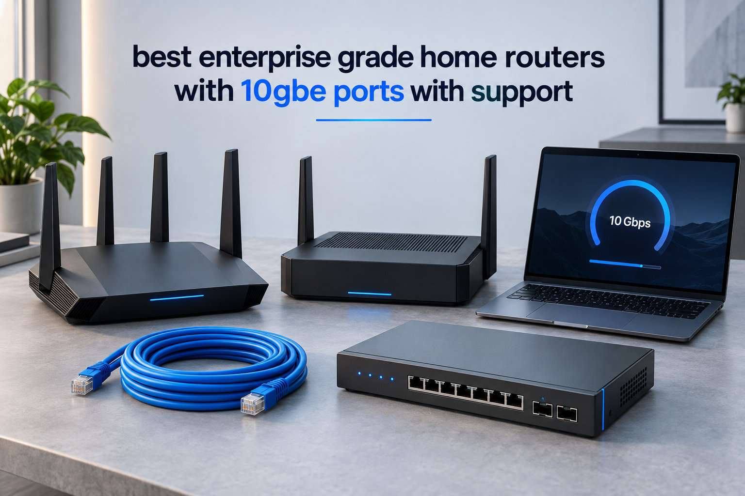 best enterprise grade home routers with 10gbe ports with support