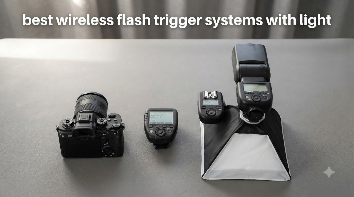 best wireless flash trigger systems with light