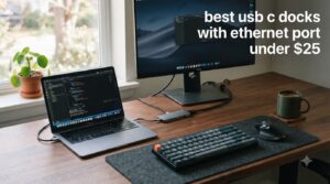 best usb c docks with ethernet port under $25