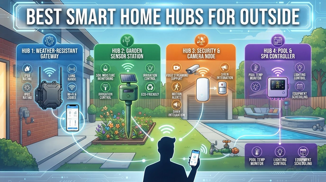 best smart home hubs for outside