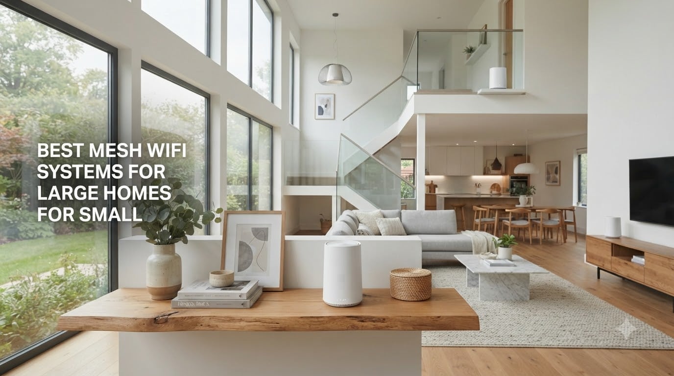 best mesh wifi systems for large homes for small