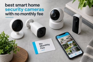 best smart home security cameras with no monthly fee