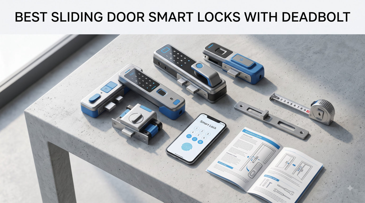 best sliding door smart locks with deadbolt