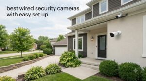 best wired security cameras with easy set up