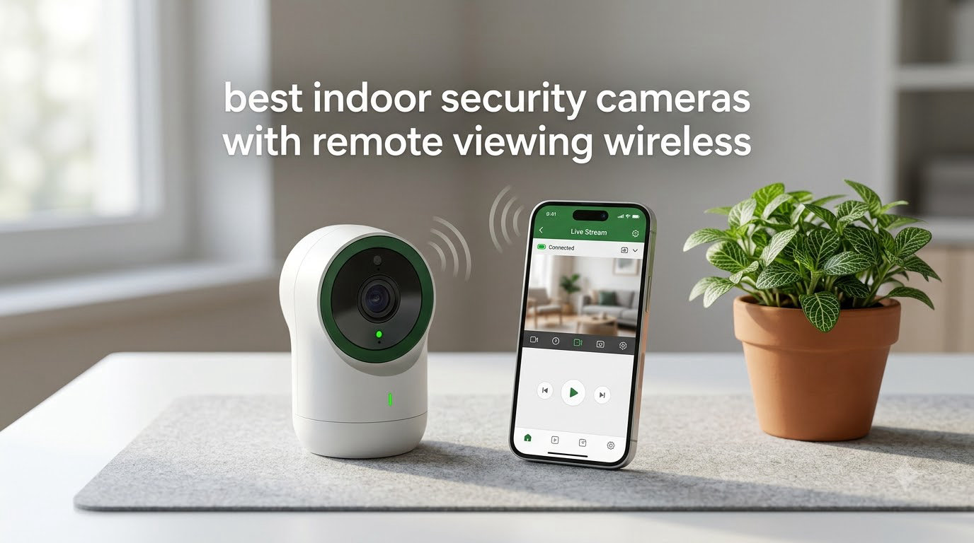 best indoor security cameras with remote viewing wireless