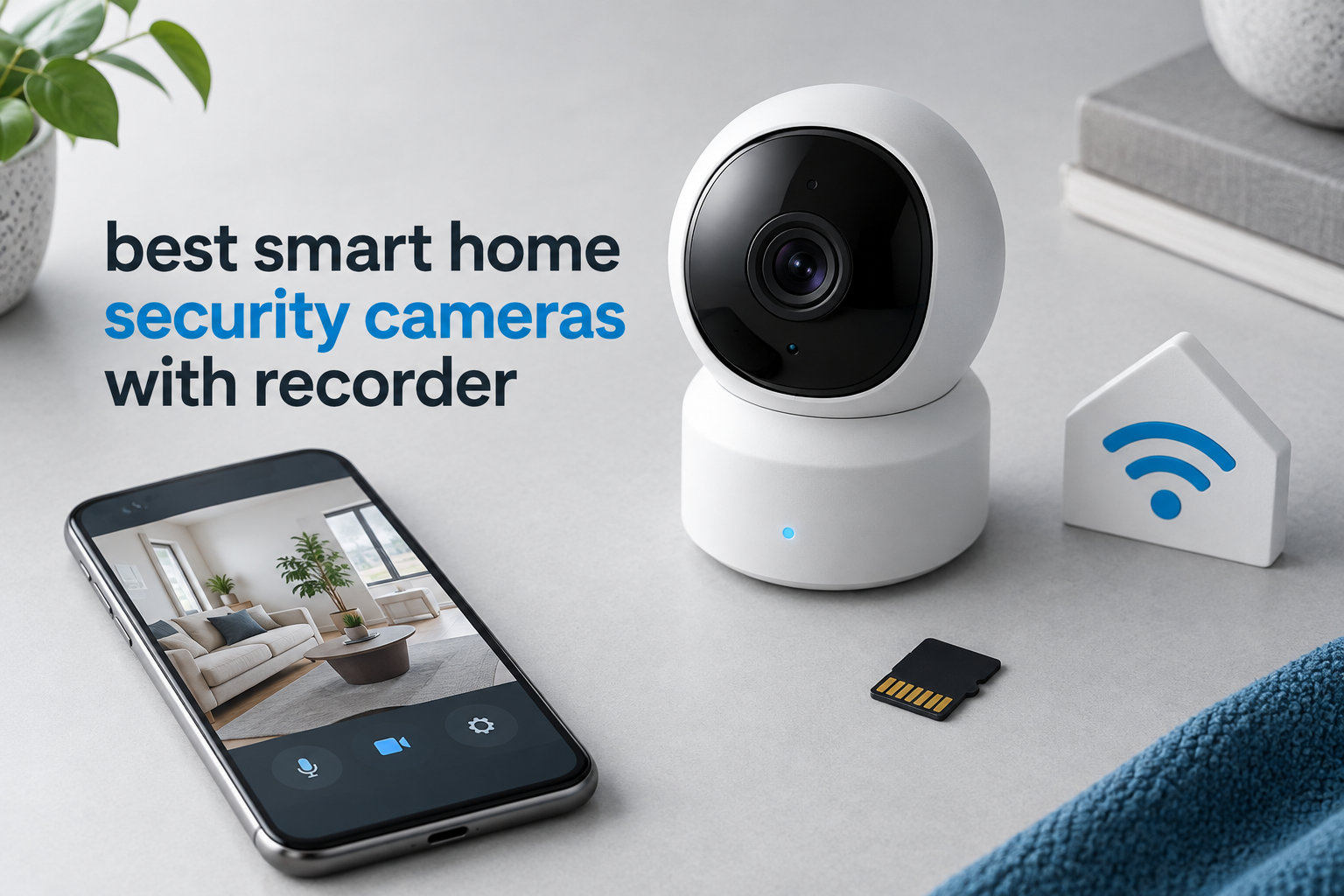 best smart home security cameras with recorder