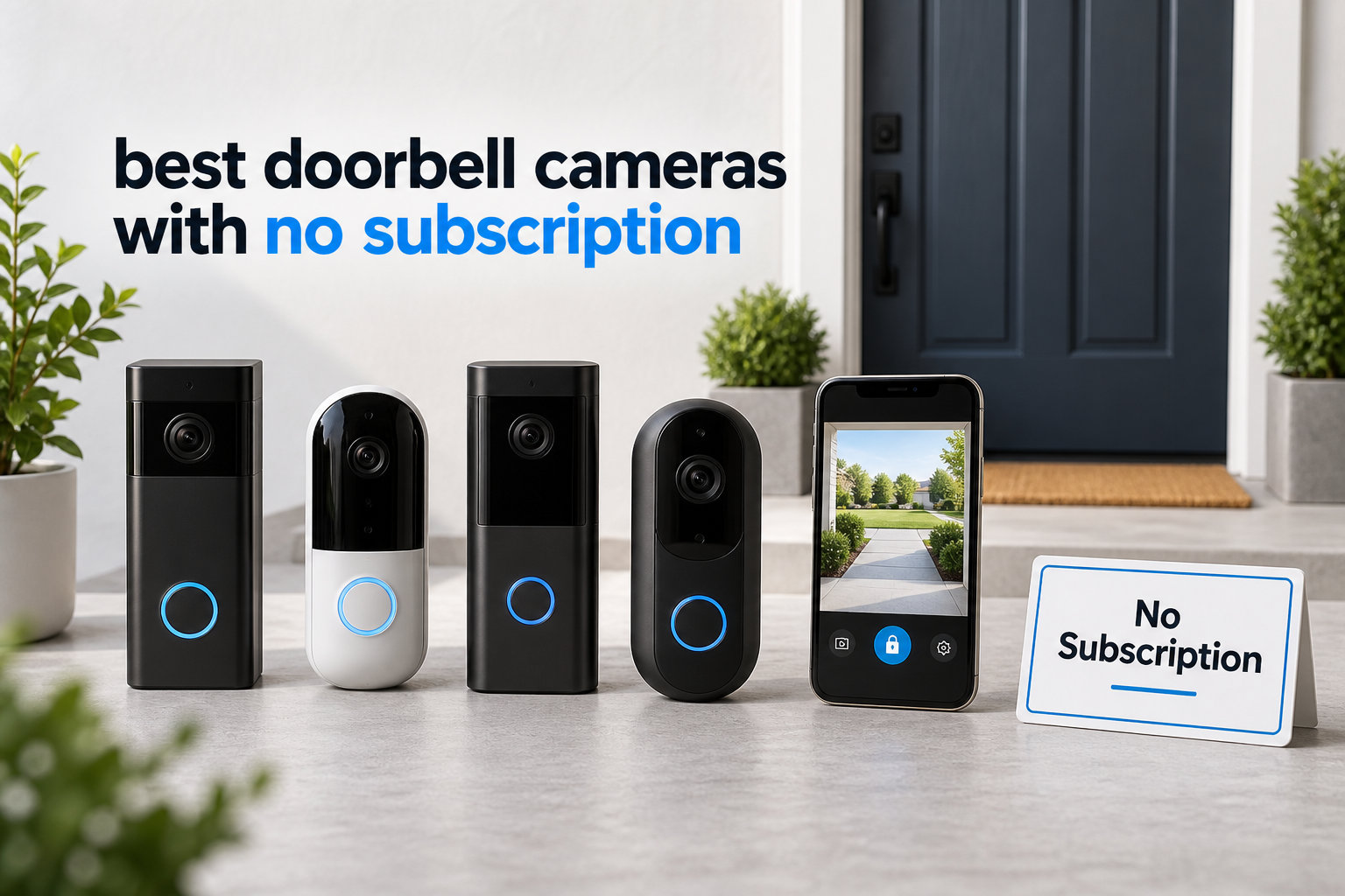 best doorbell cameras with no subscription
