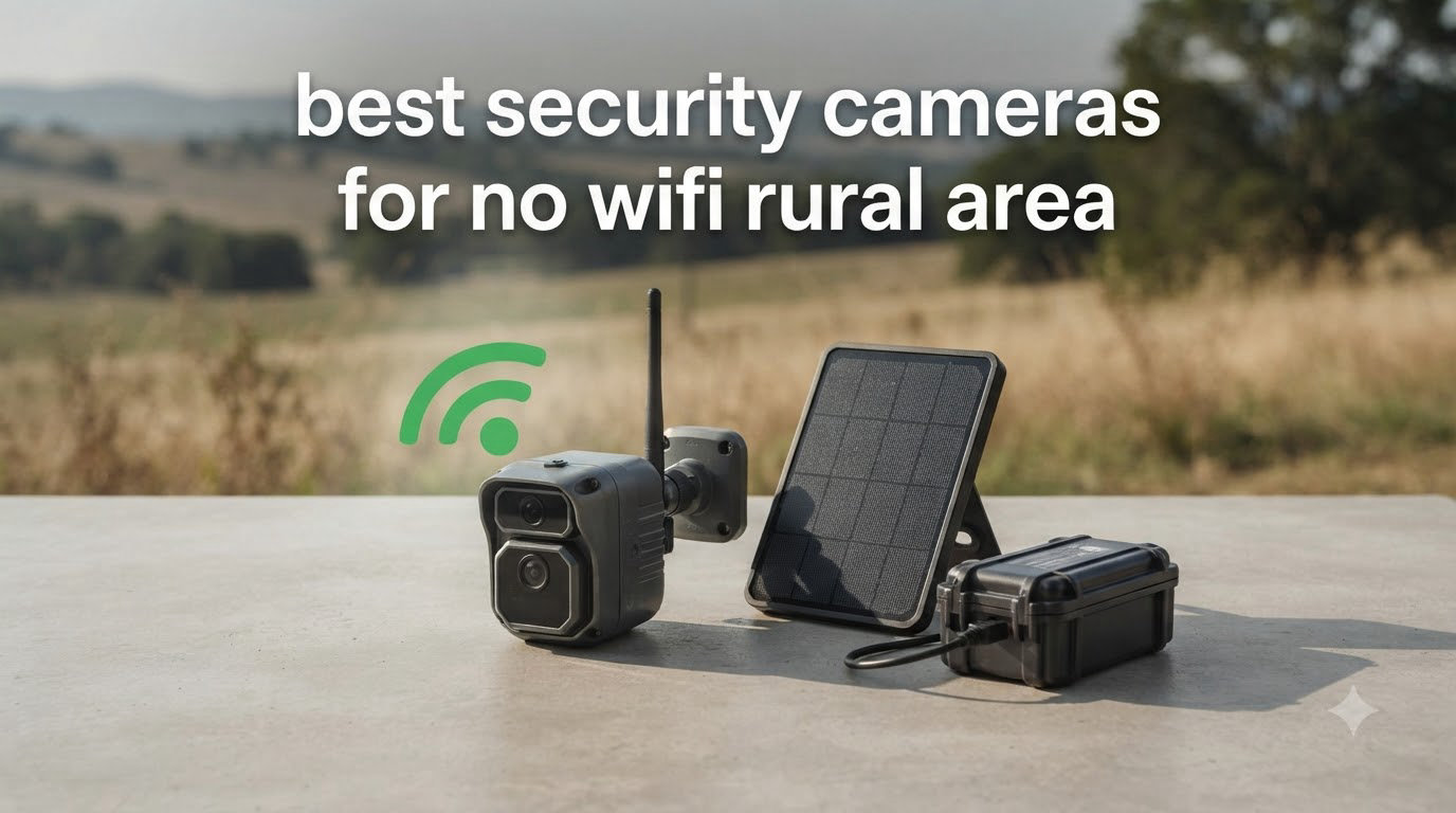 best security cameras for no wifi rural area