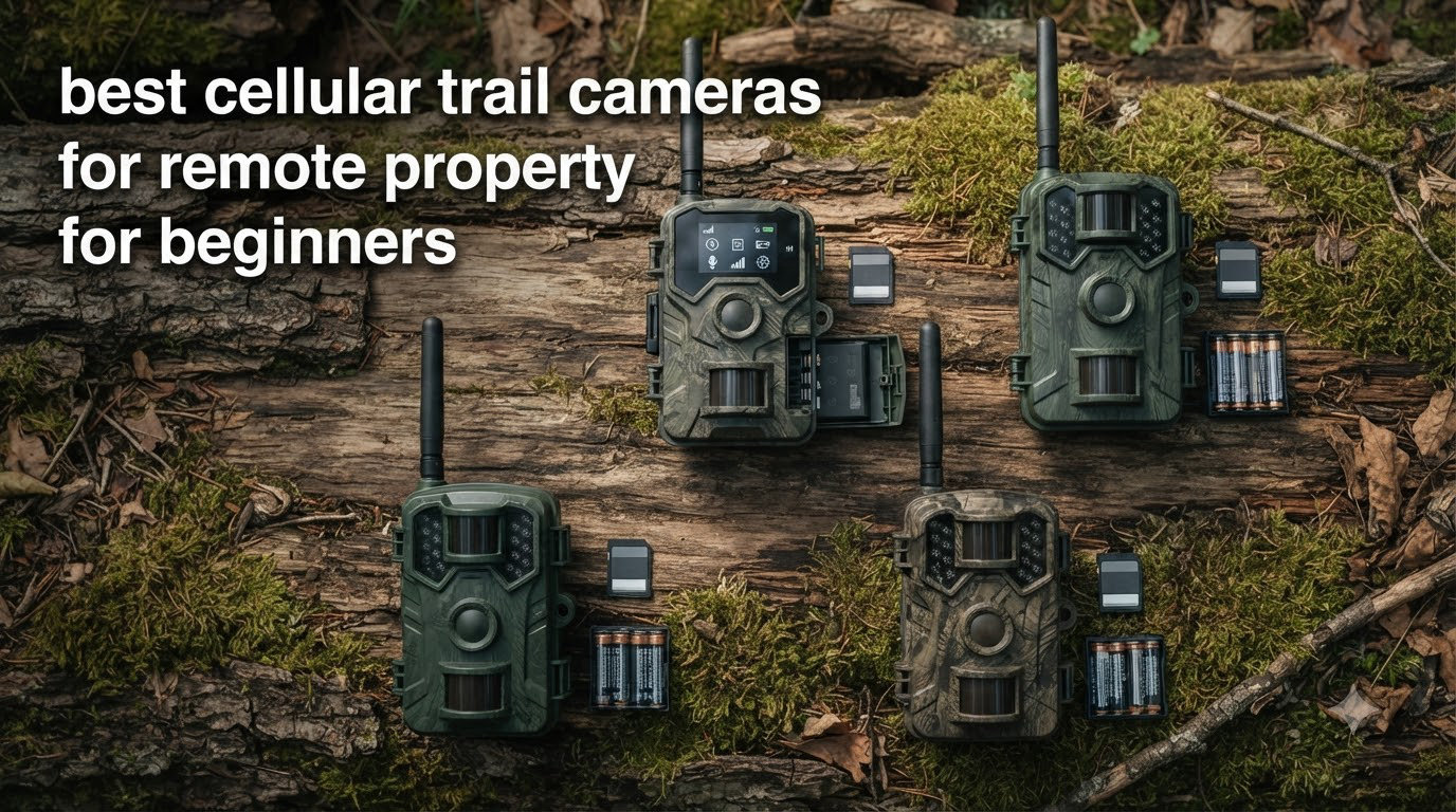best cellular trail cameras for remote property for beginners