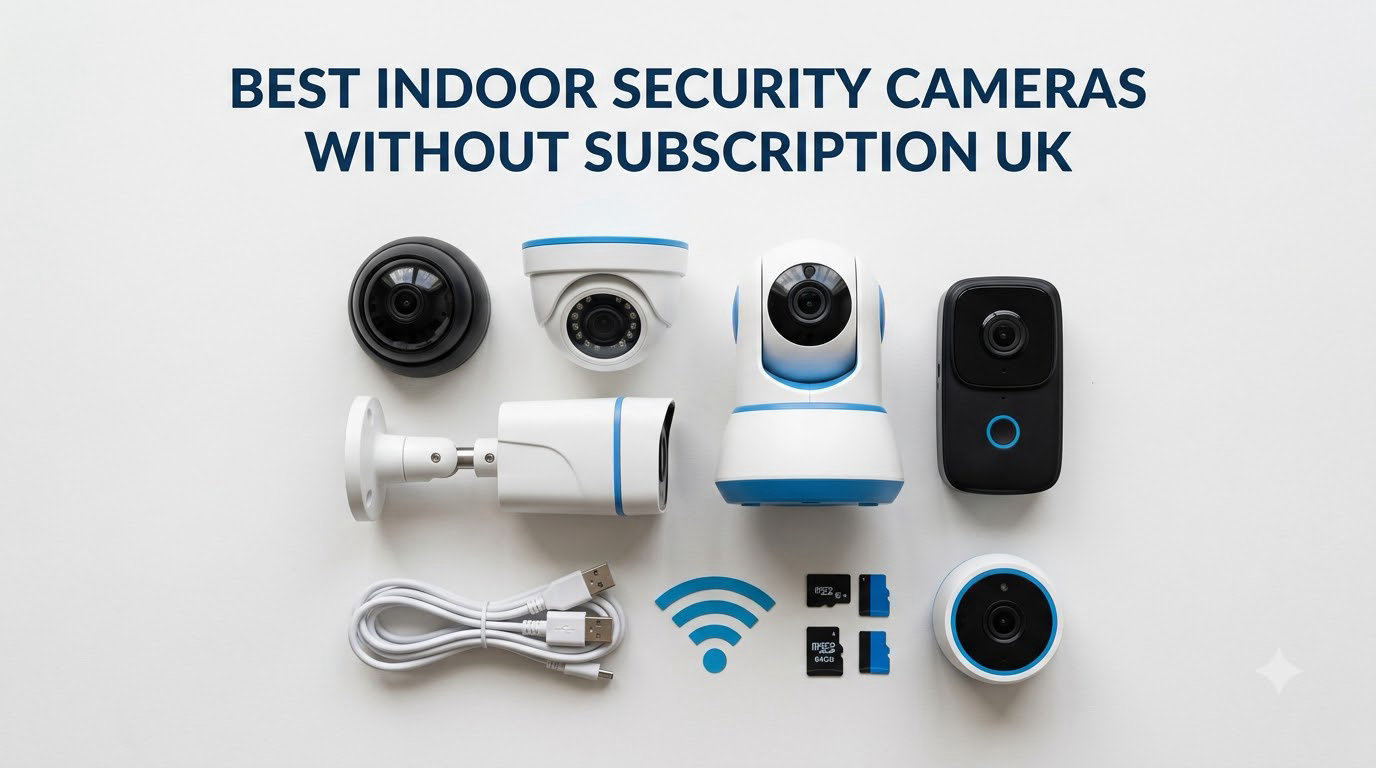 best indoor security cameras without subscription uk