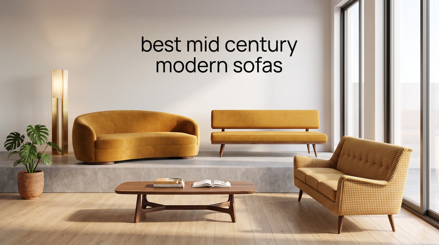 best mid century modern sofas