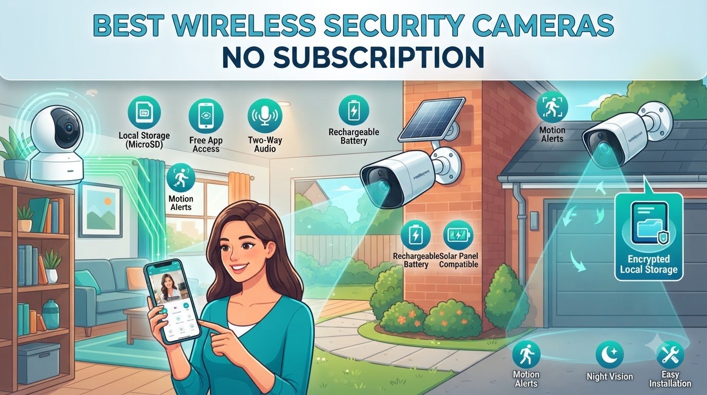 best wireless security cameras no subscription
