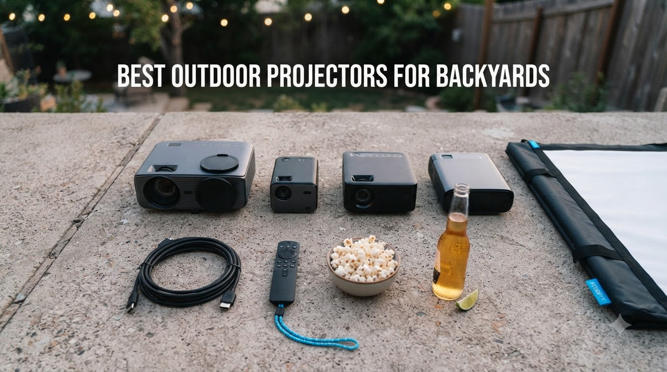 best outdoor projectors for backyards