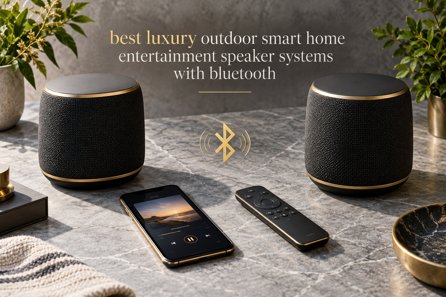 best luxury outdoor smart home entertainment speaker systems with bluetooth